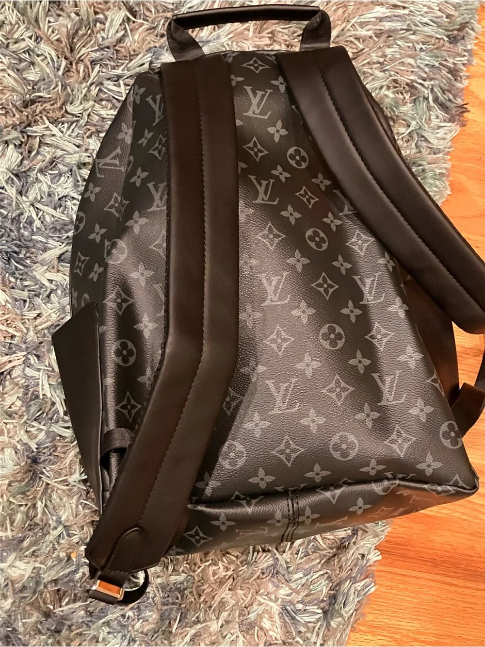 Louis Vuitton Black & Gray Monogram Backpack